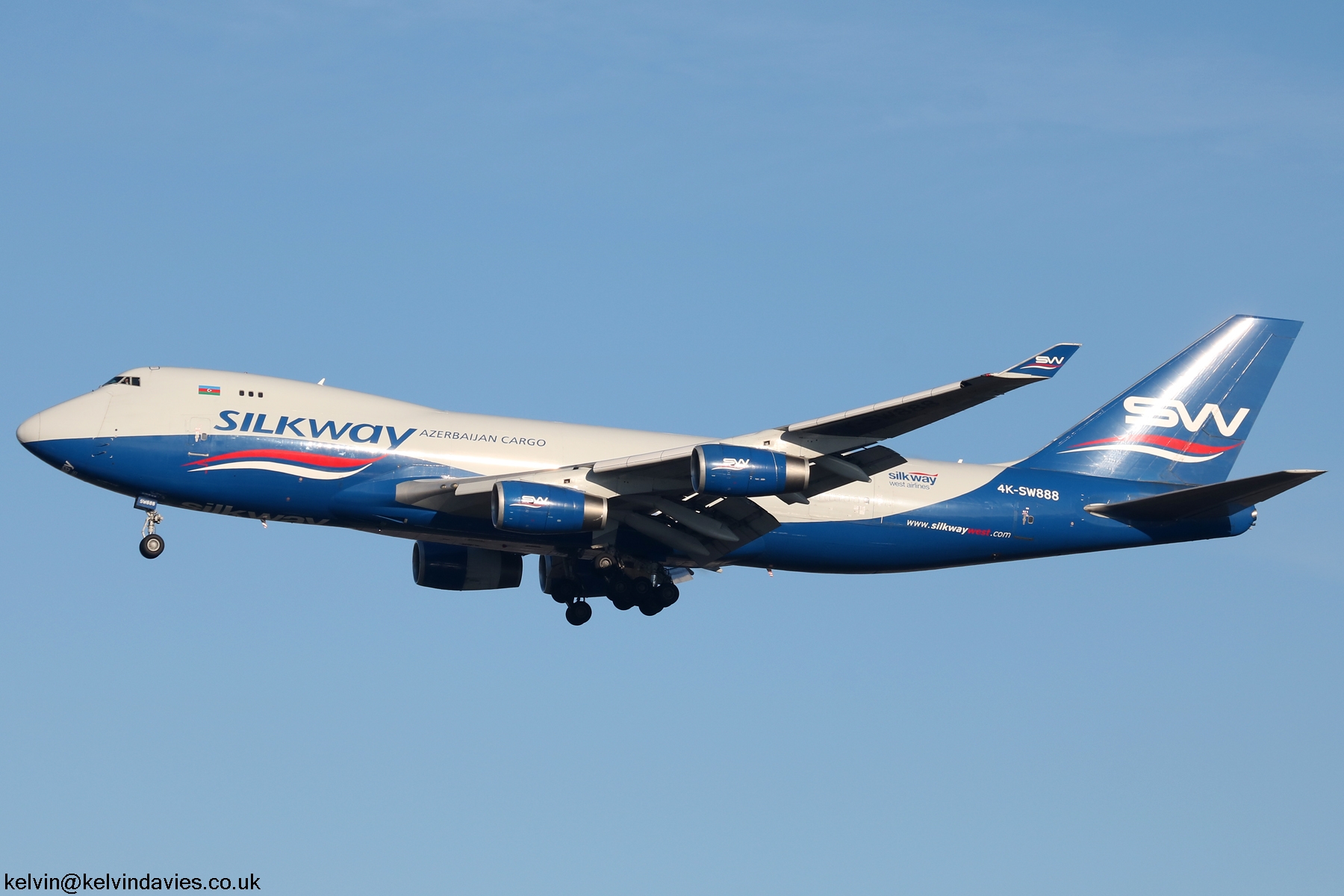 Silk Way West Airlines 747 4K-SW888