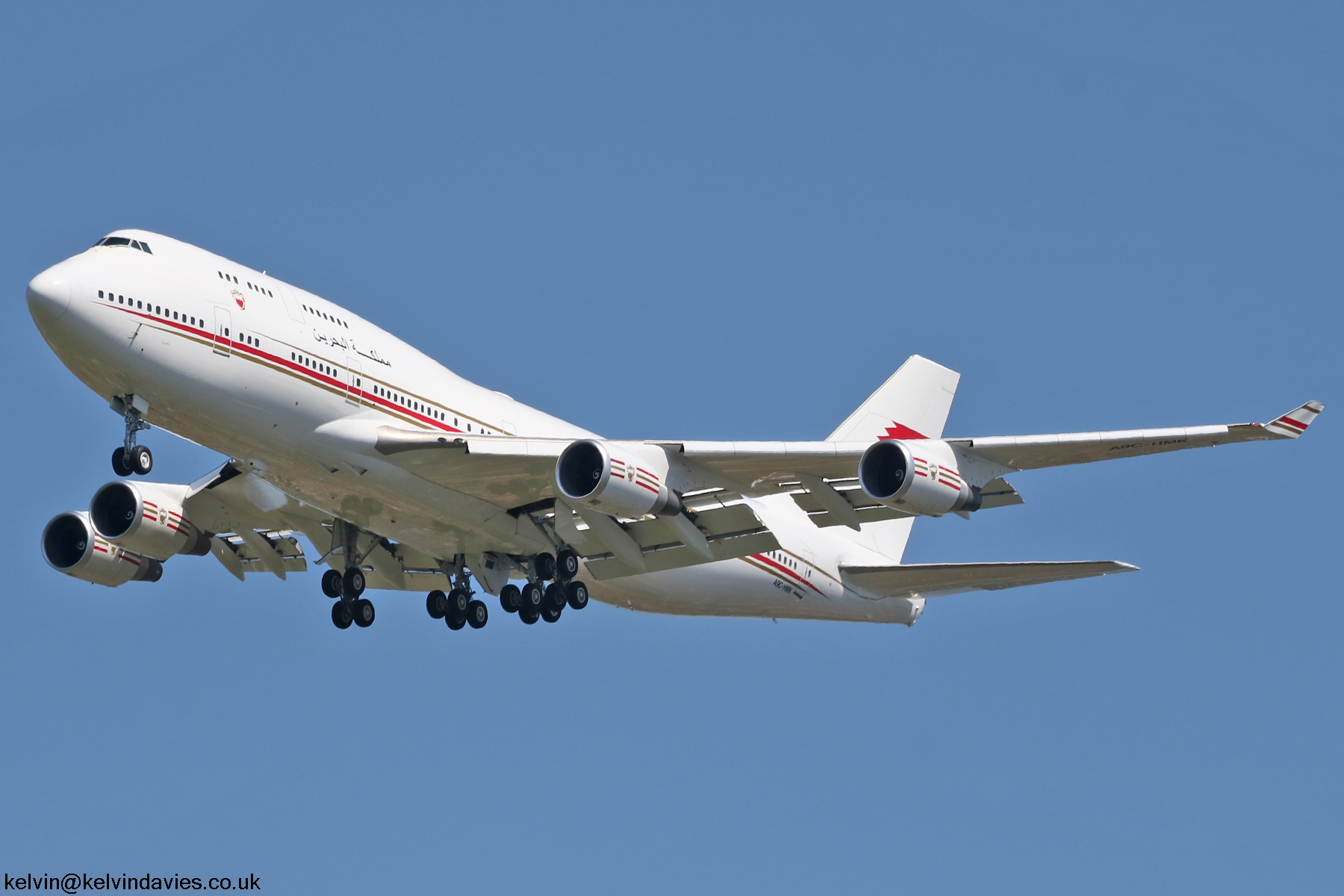 Bahrain Royal Flight 747 A9C-HMK