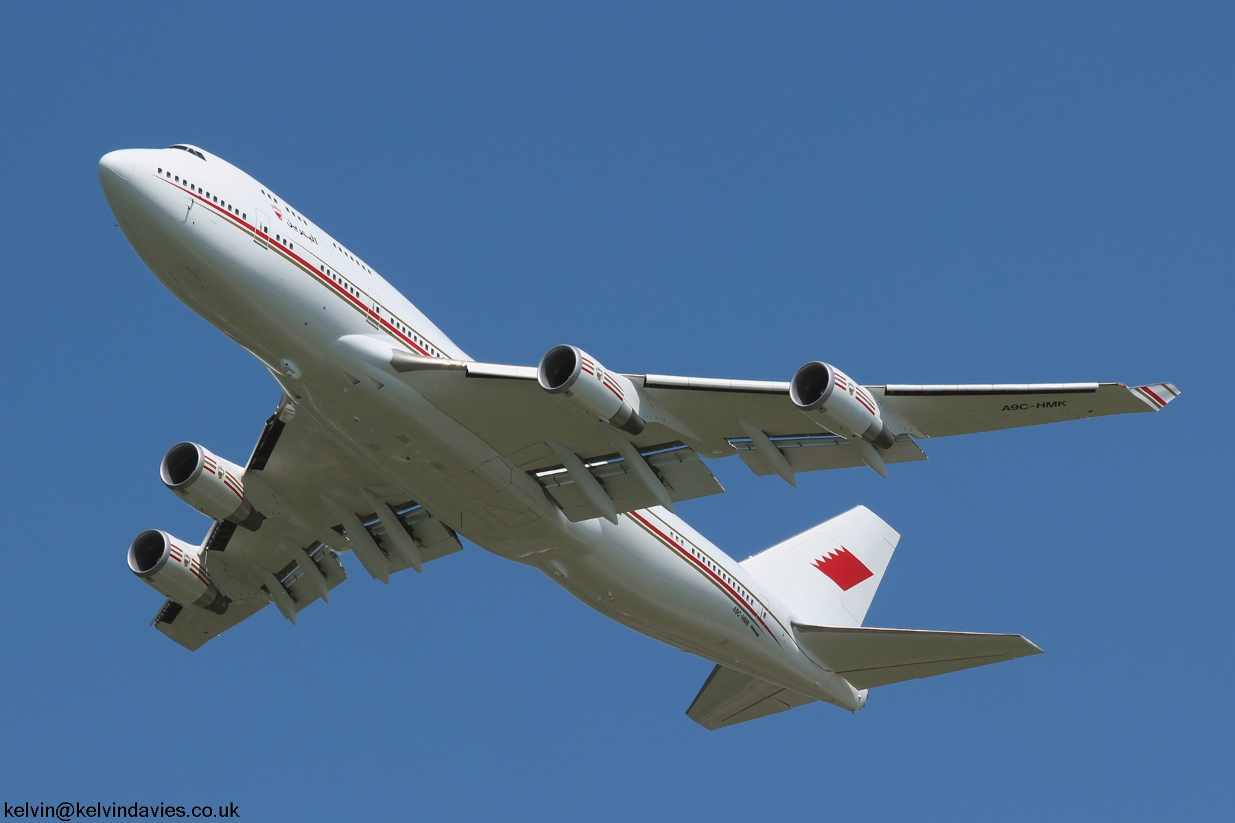 Bahrain Royal Flight B747 A9C-HMK
