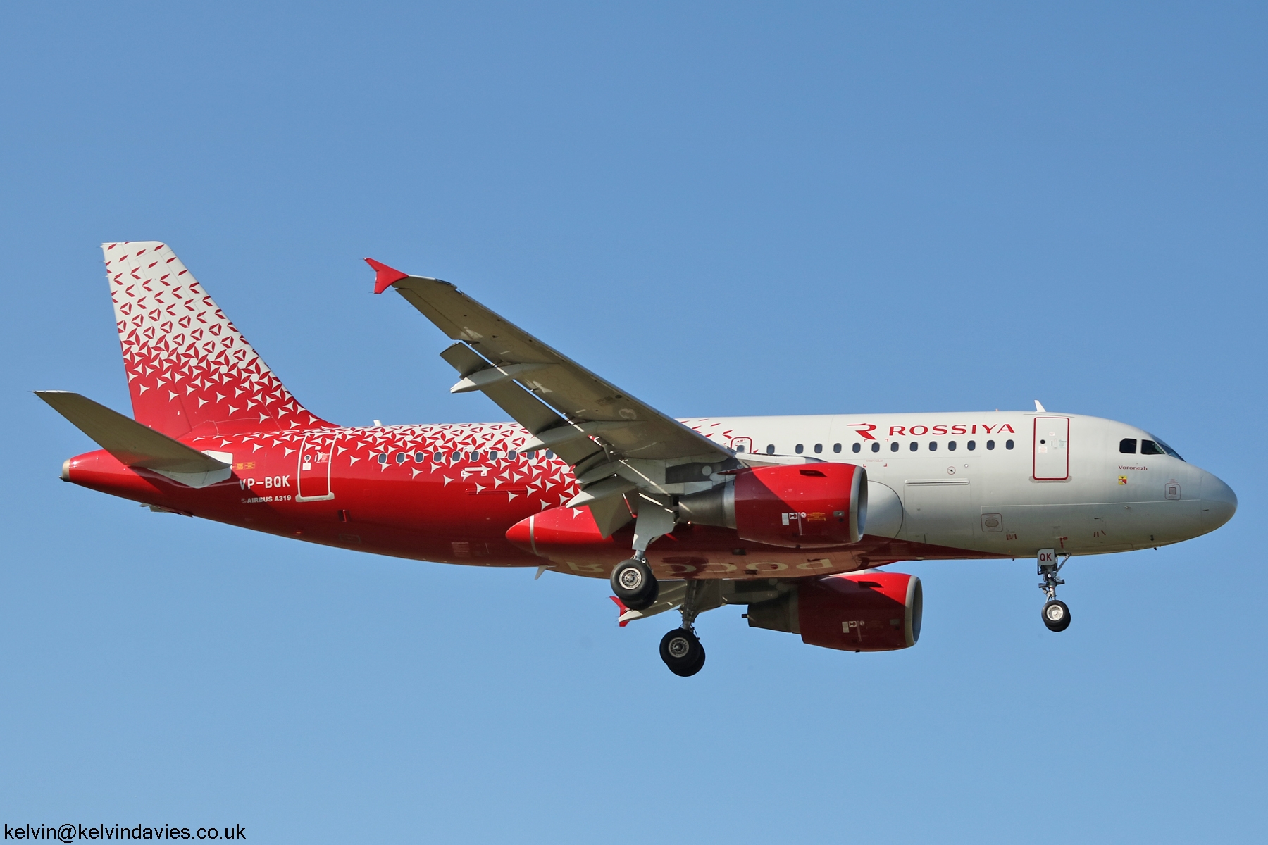 Rossiya Russian Airlines A319 VP-BQK