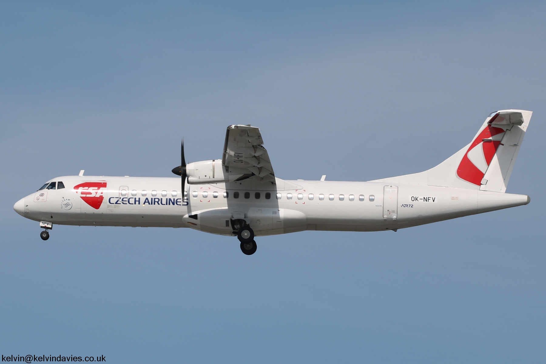 CSA Czech Airlines ATR72 OK-NFV