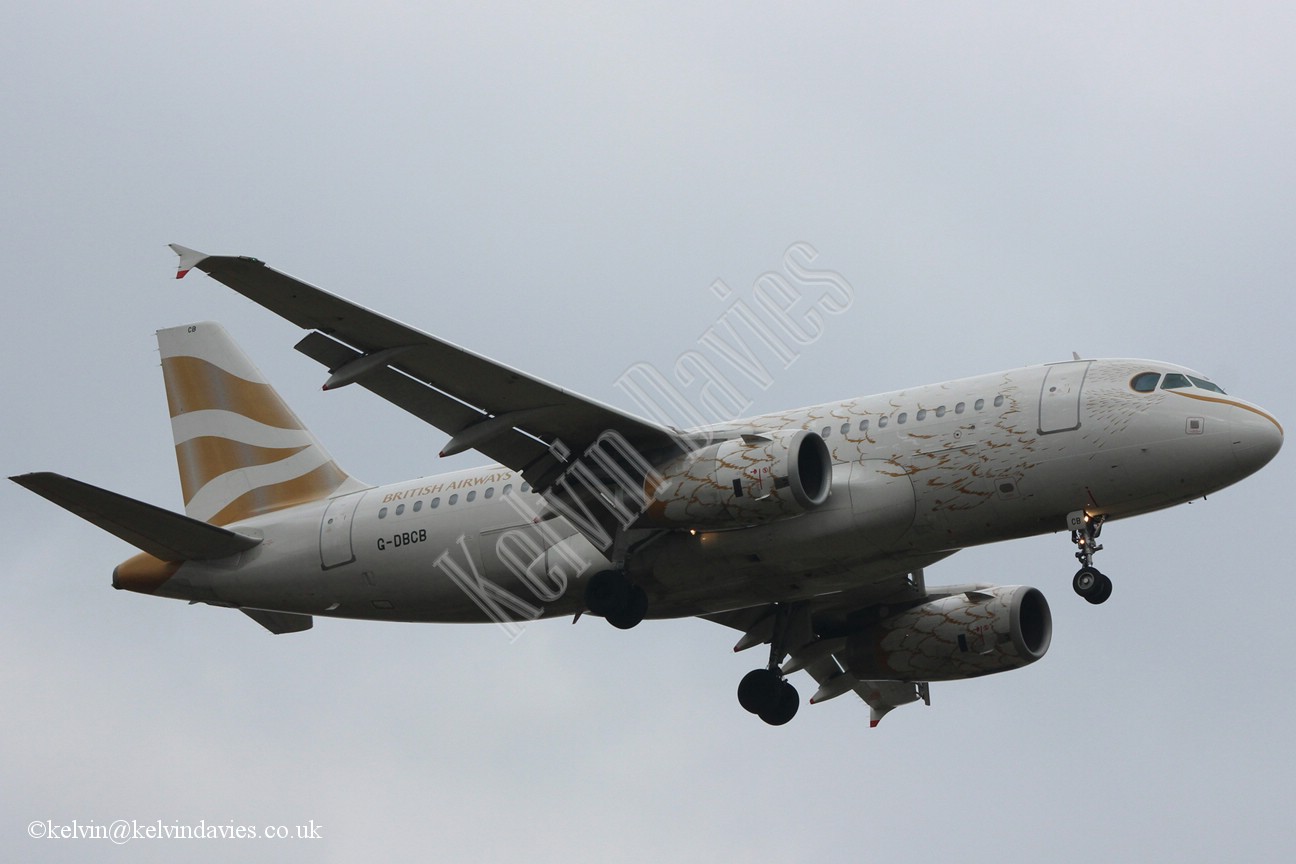 British Airways A319 G-DBCB