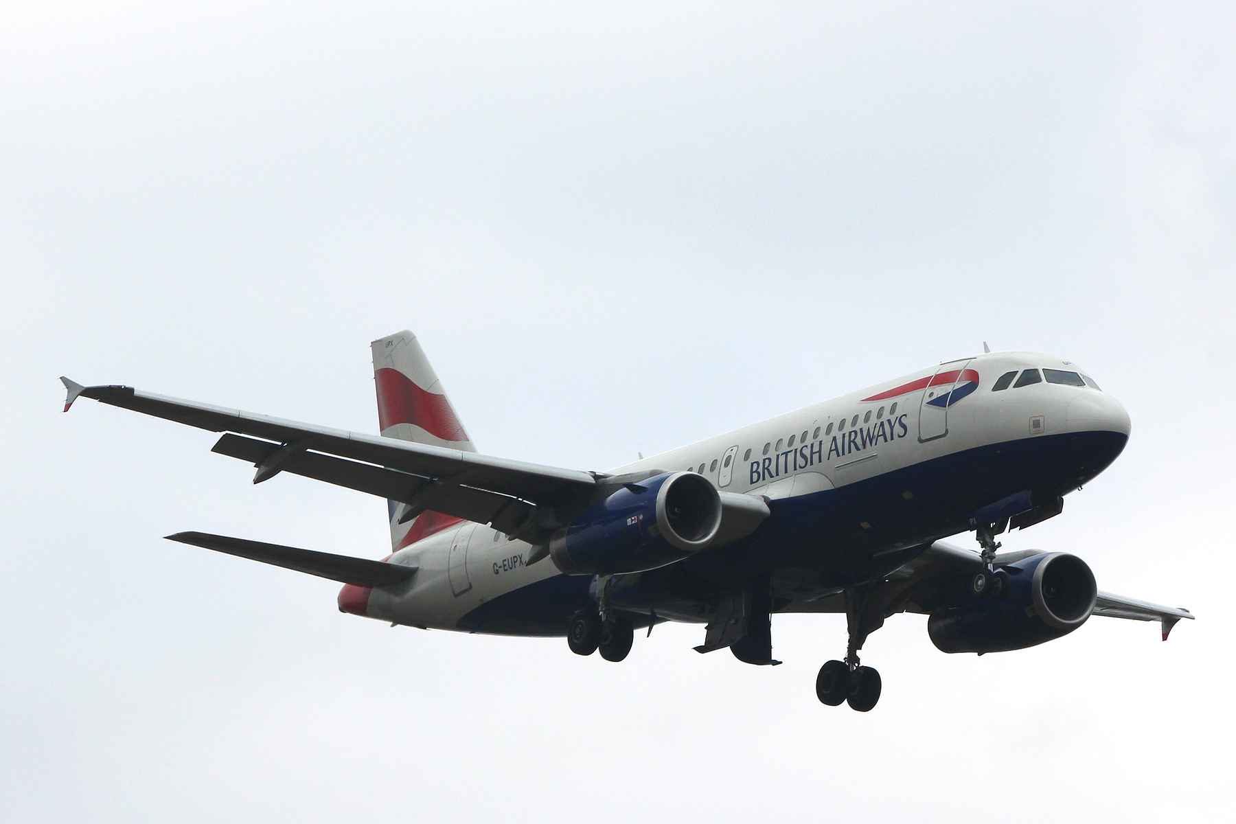 British Airways A319 G-EUPX