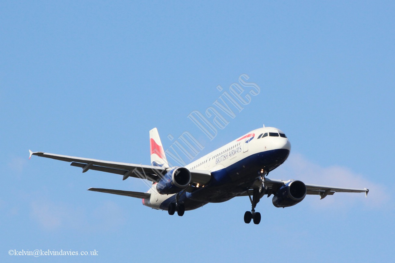 British Airways A320 G-EUUO