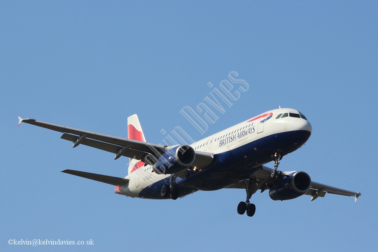 British Airways A320 G-EUUZ