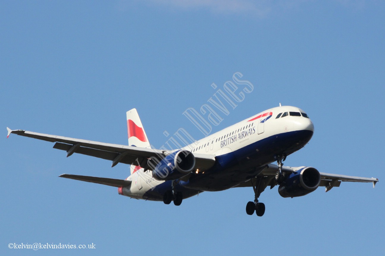 British Airways A320 G-EUYD