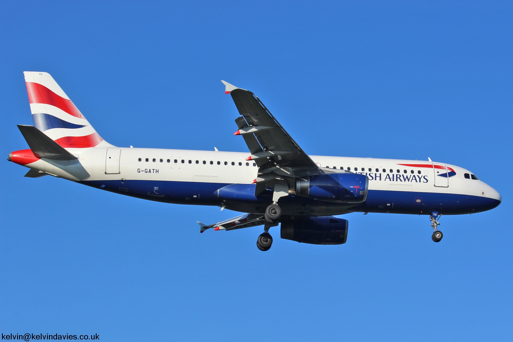 British Airways A320 G-GATH