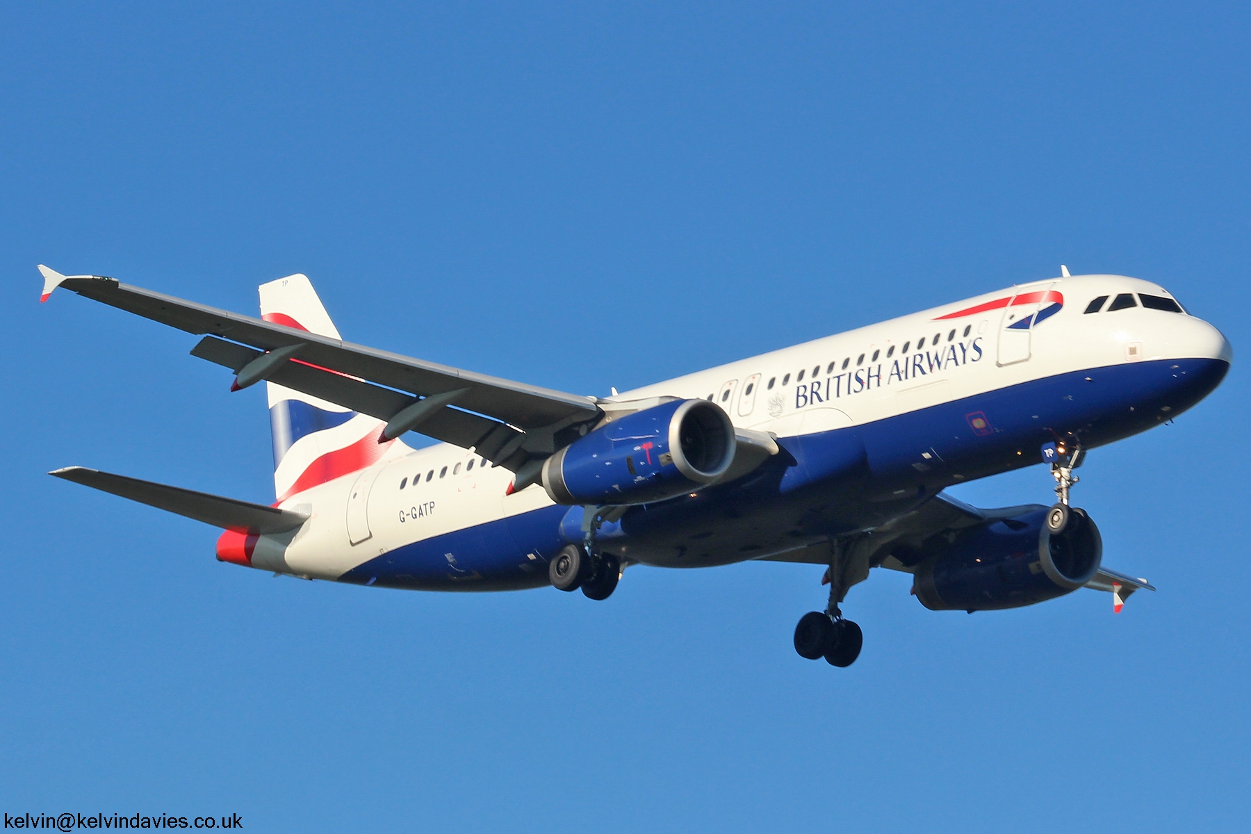 British Airways A320 G-GATP