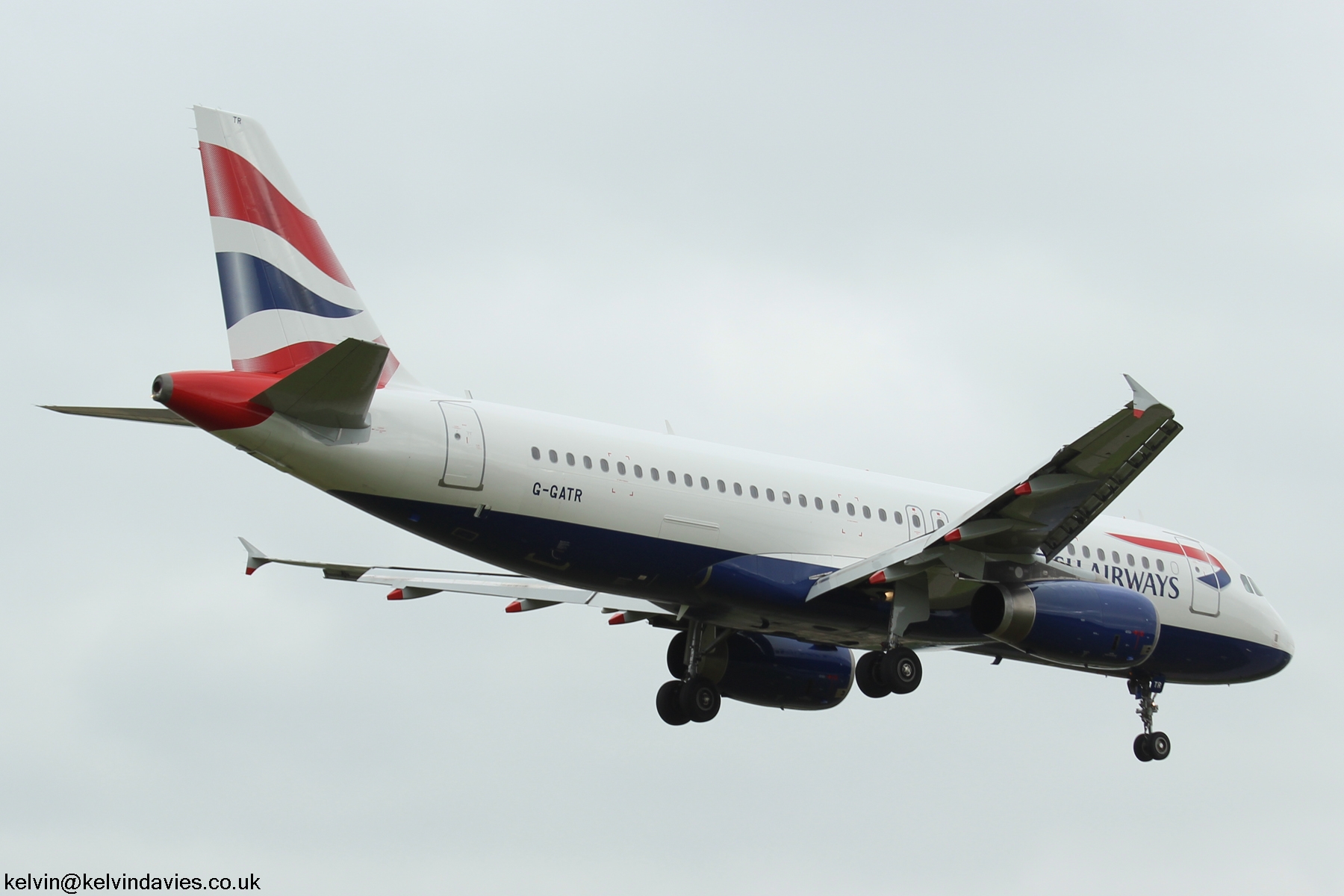 British Airways A320 G-GATR