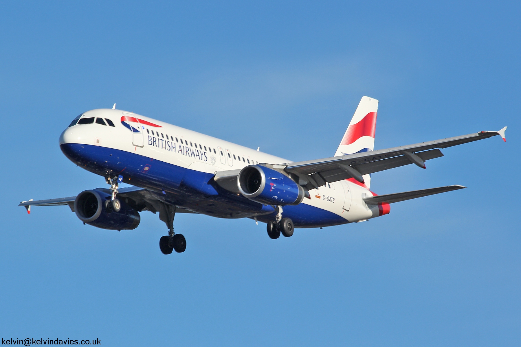 British Airways A320 G-GATS