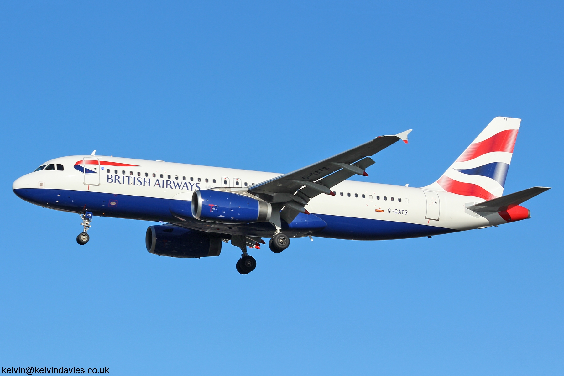British Airways A320 G-GATS
