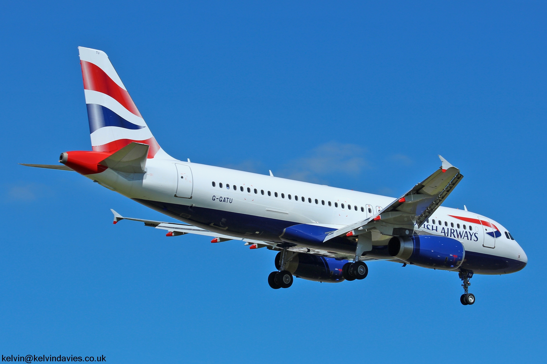 British Airways A320 G-GATU