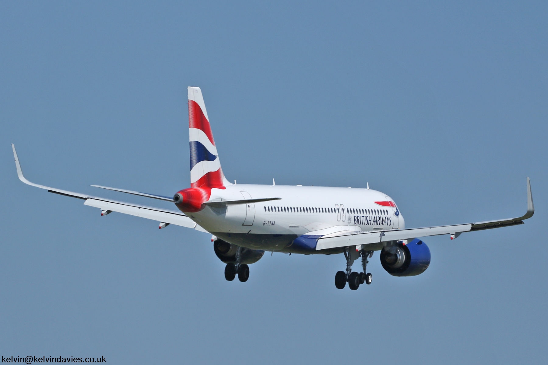 British Airways A320 G-TTNA