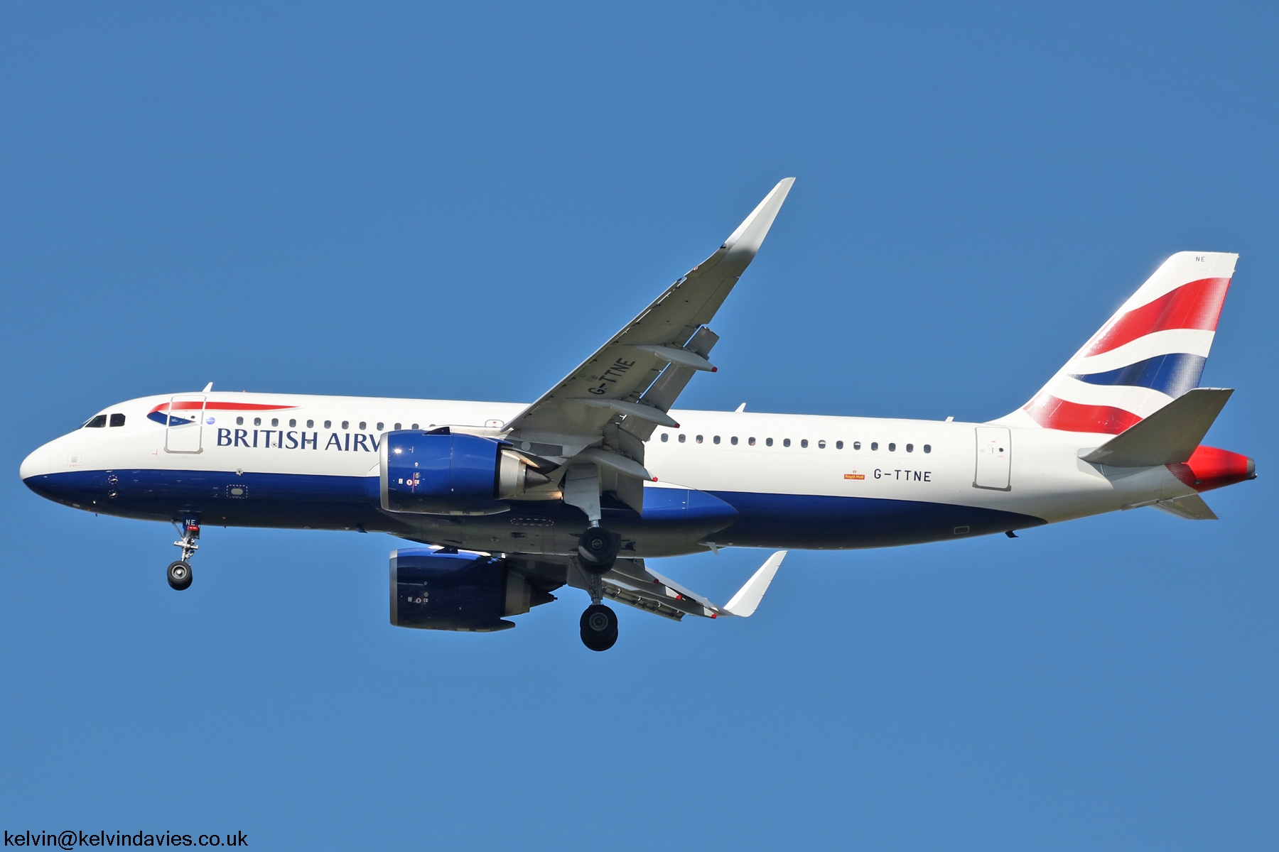 British Airways A320 G-TTNE