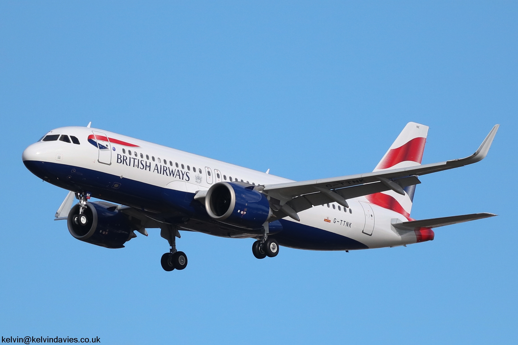 British Airways A320 G-TTNK