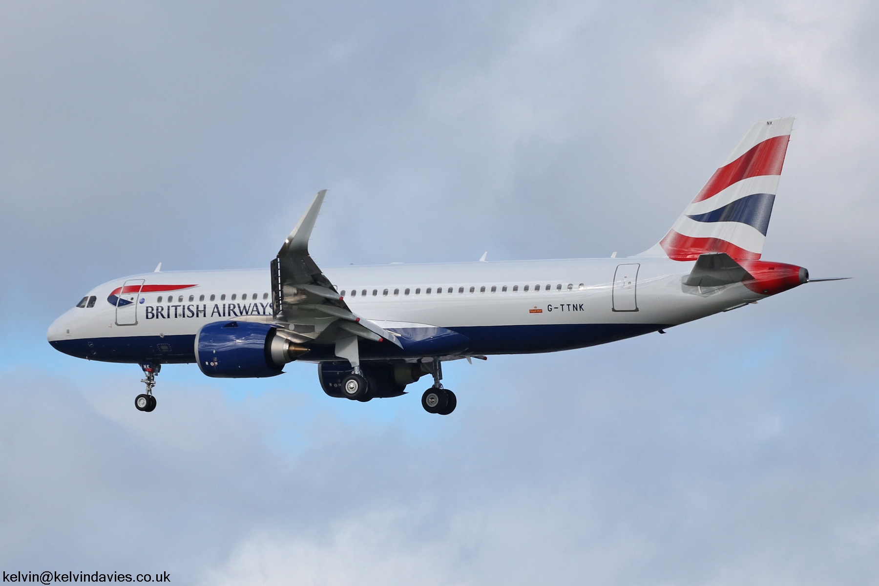 British Airways A320 G-TTNK