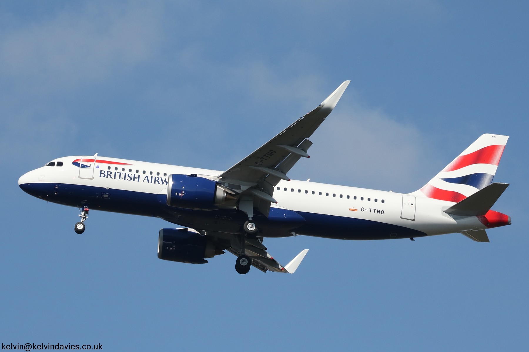 British Airways A320 G-TTNO