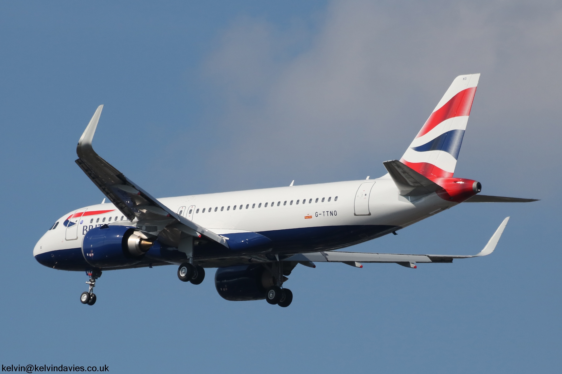 British Airways A320 G-TTNO
