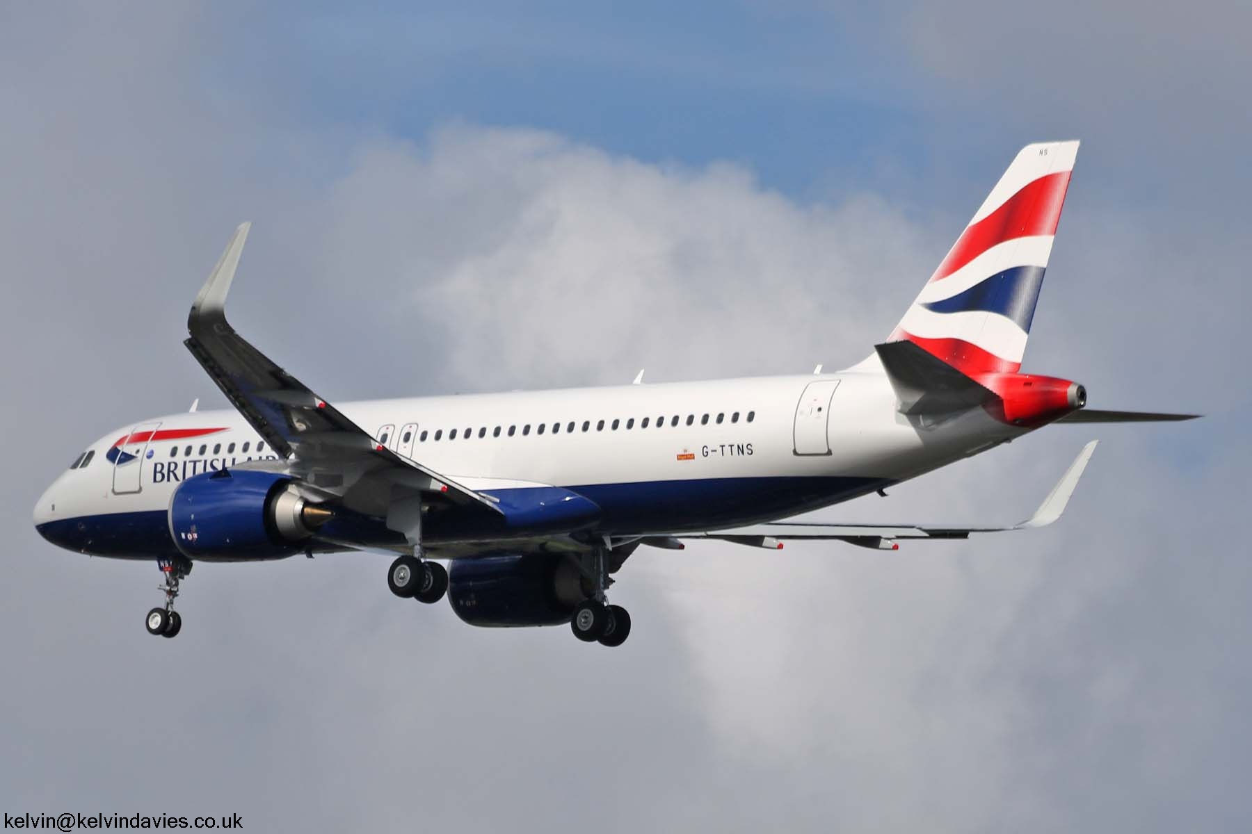 British Airways A320 G-TTNS