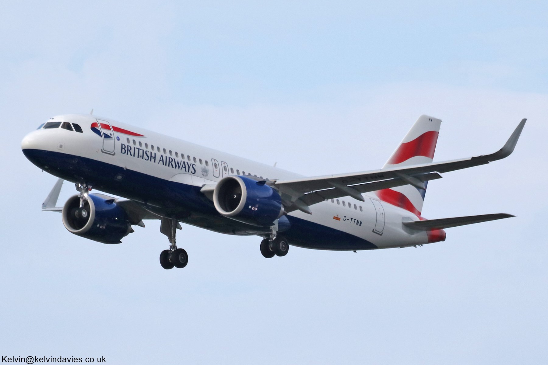 British Airways A320 NEO G-TTNW