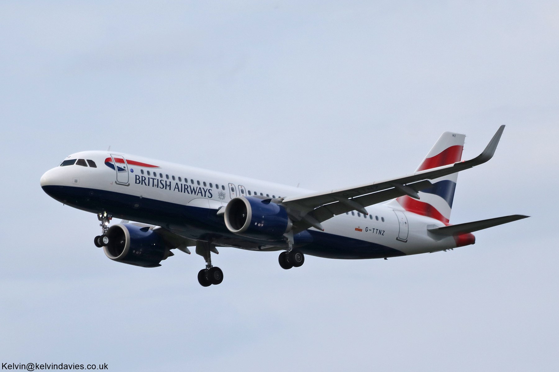 British Airways A320 NEO G-TTNZ