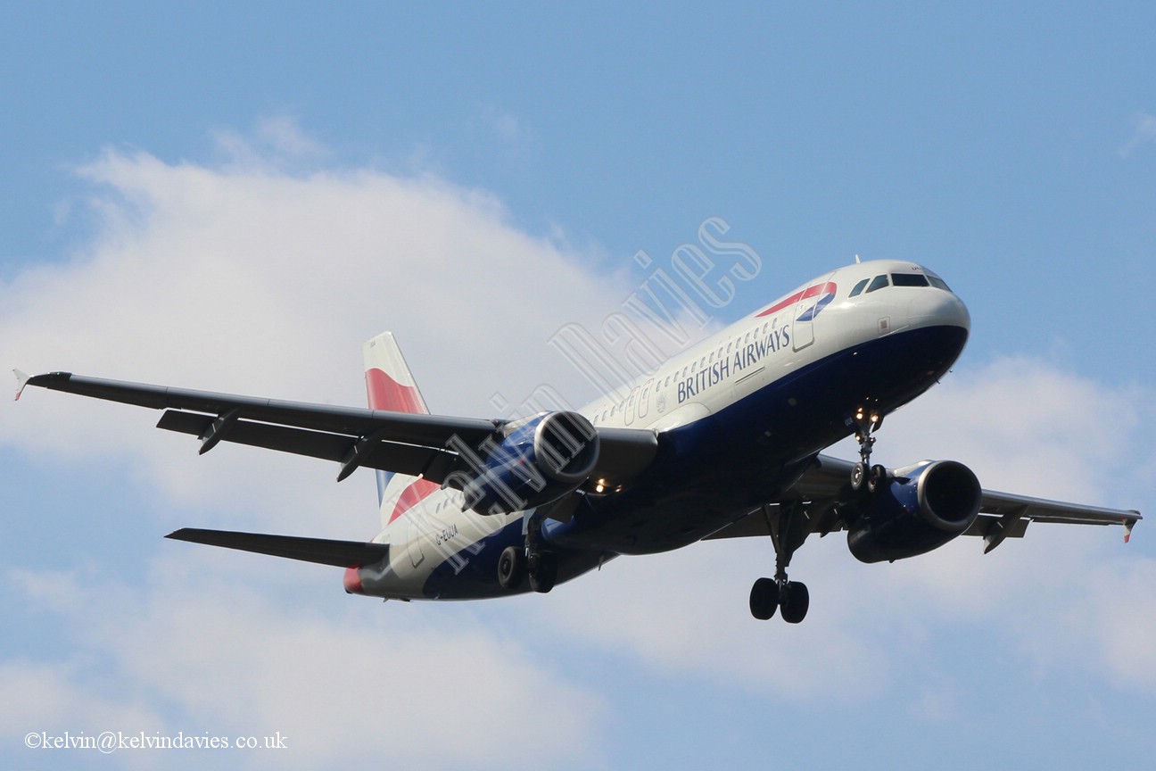 British Airways A320 G-EUUA