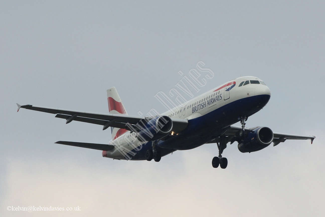 British Airways A320 G-EUUE