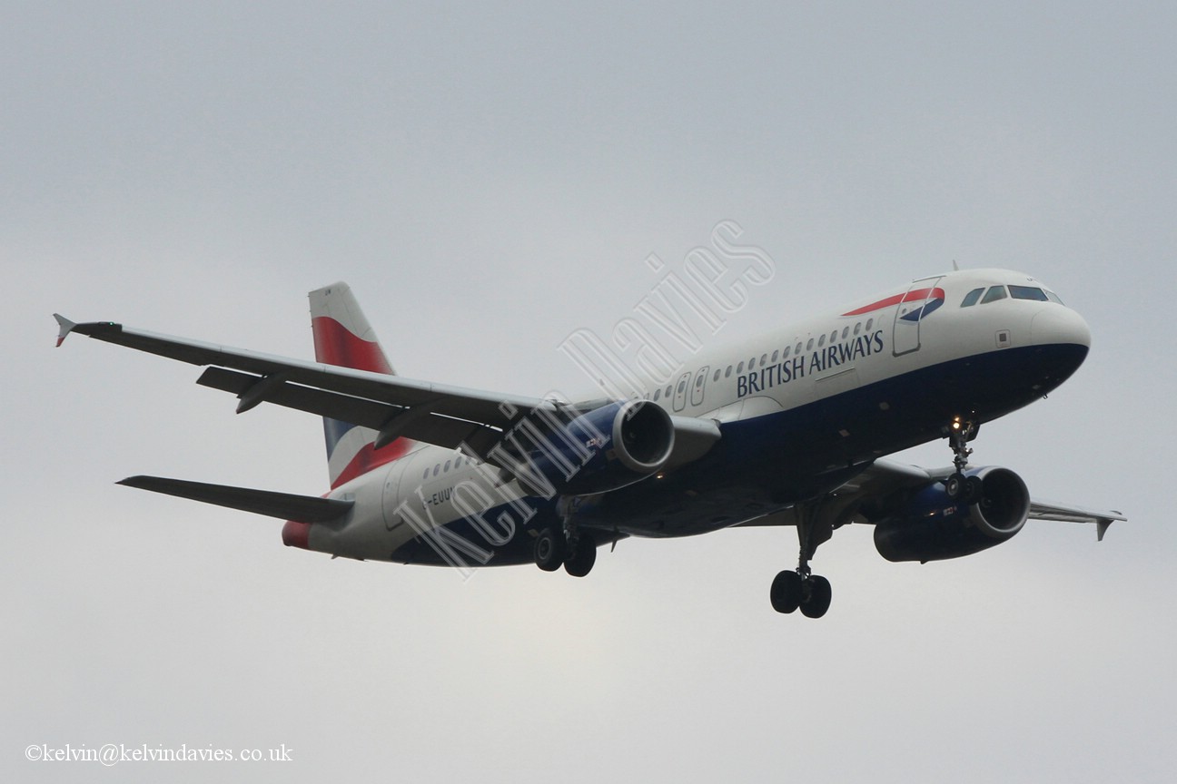 British Airways A320 G-EUUN