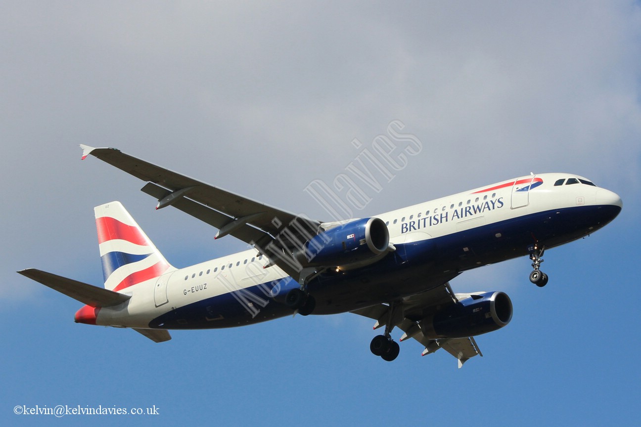 British Airways A320 G-EUUZ