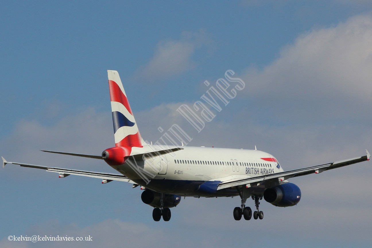 British Airways A320 G-EUYI