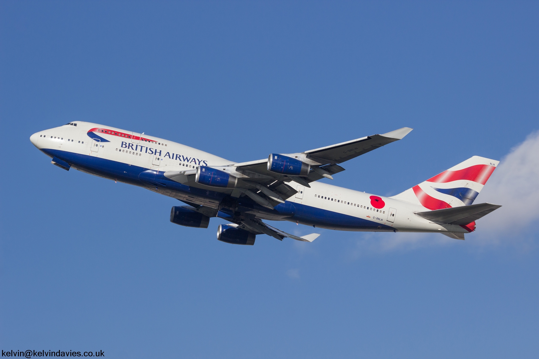 British Airways 747 G-BNLN