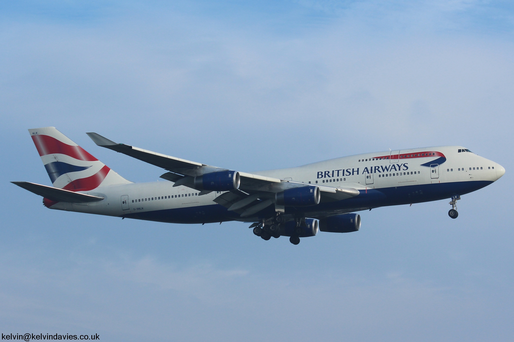 British Airways 747 G-BNLN