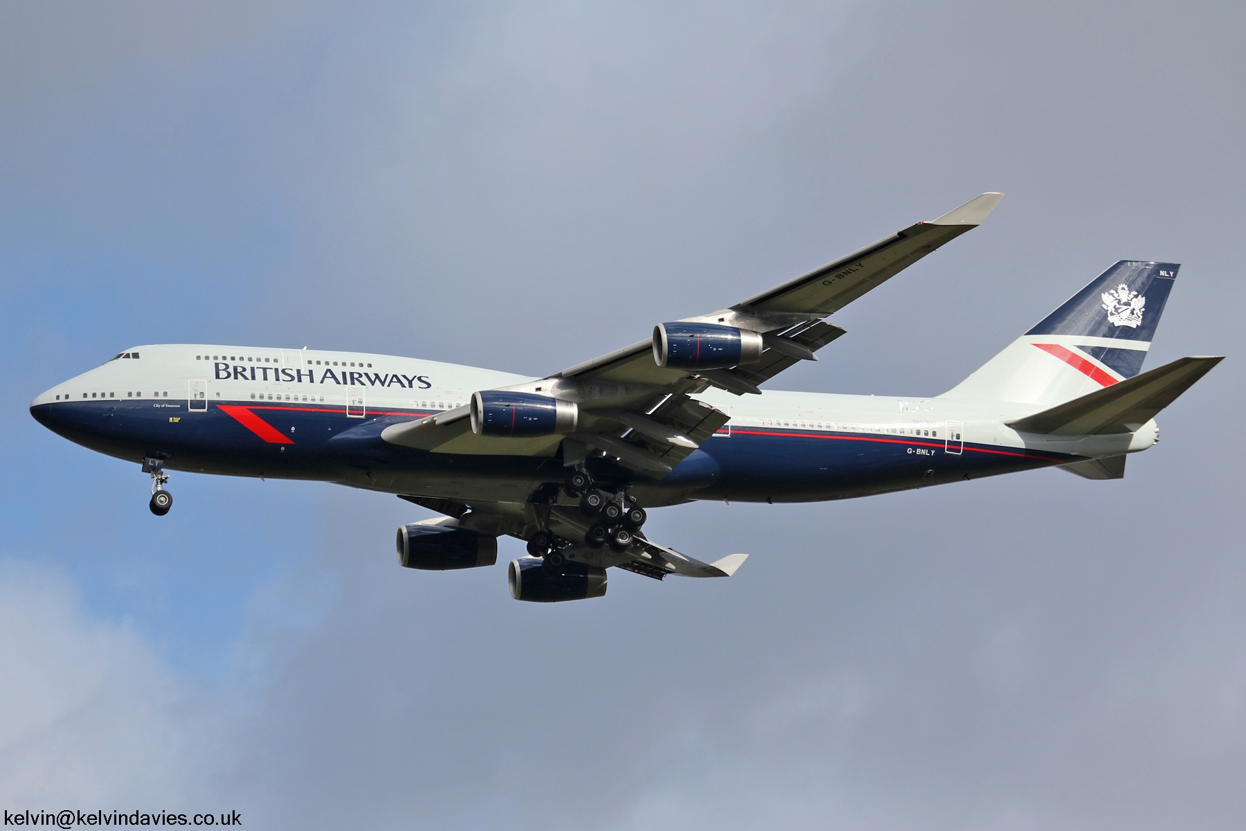 British Airways 747 G-BNLY