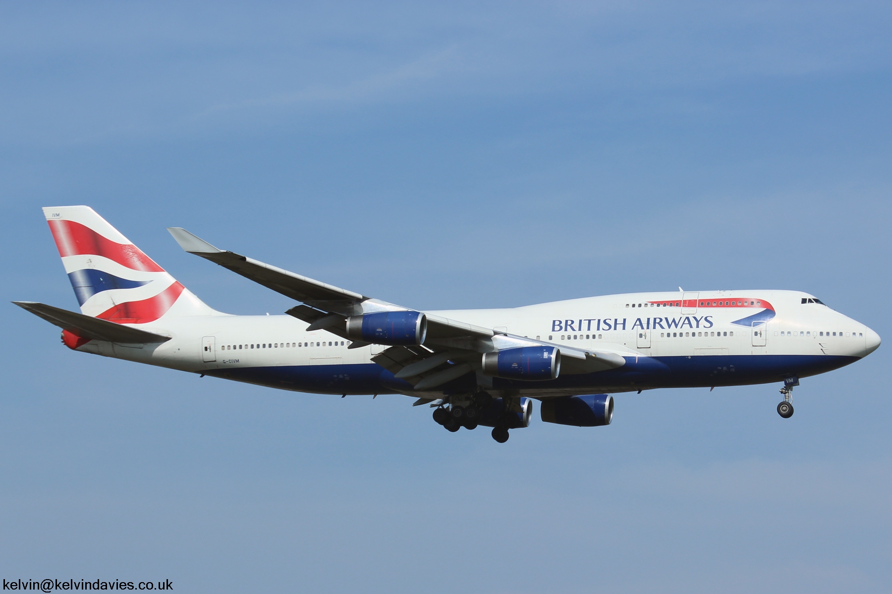 British Airways 747 G-CIVM