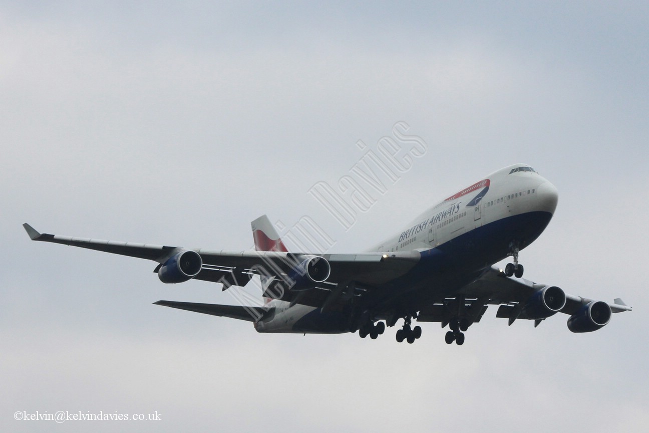 British Airways 747 G-BNLE