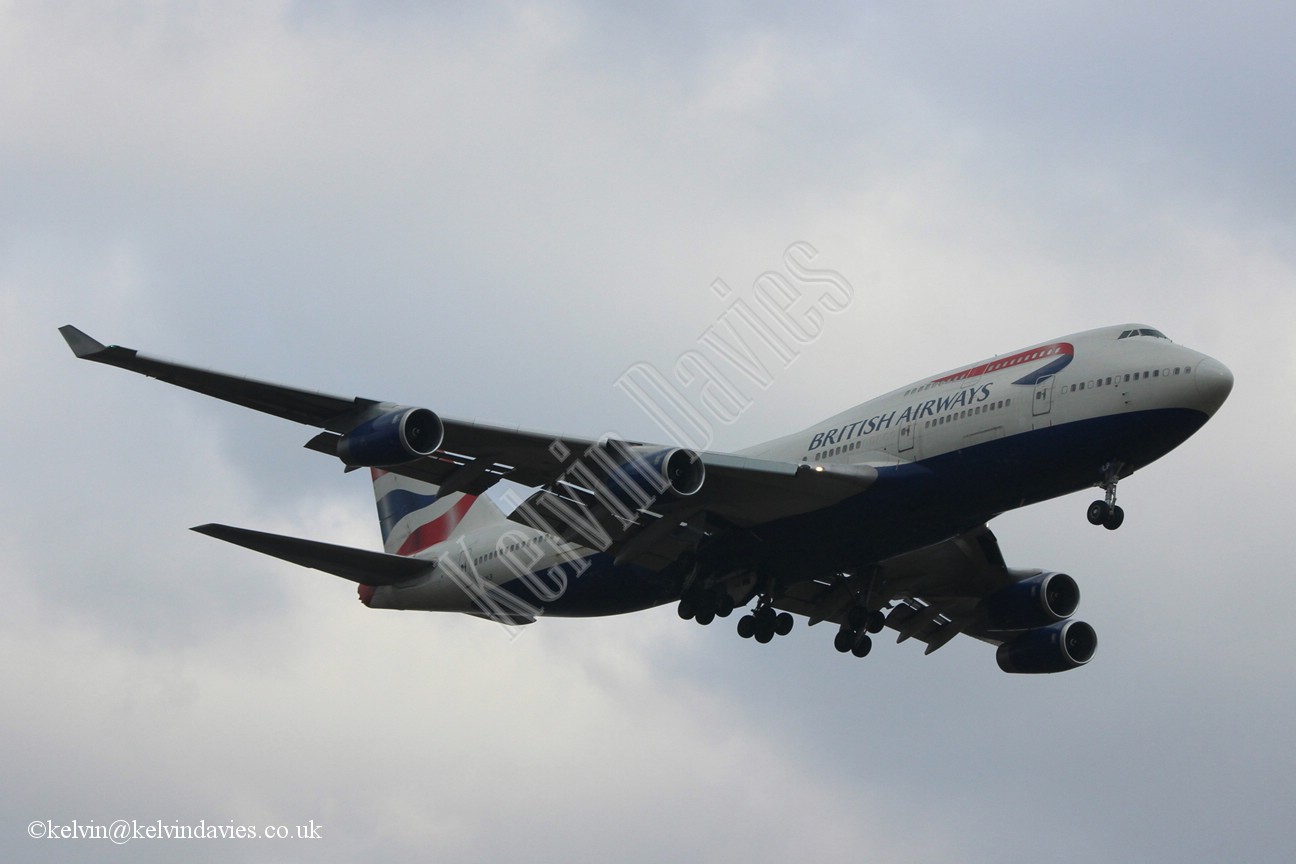 British Airways 747 G-BNLP