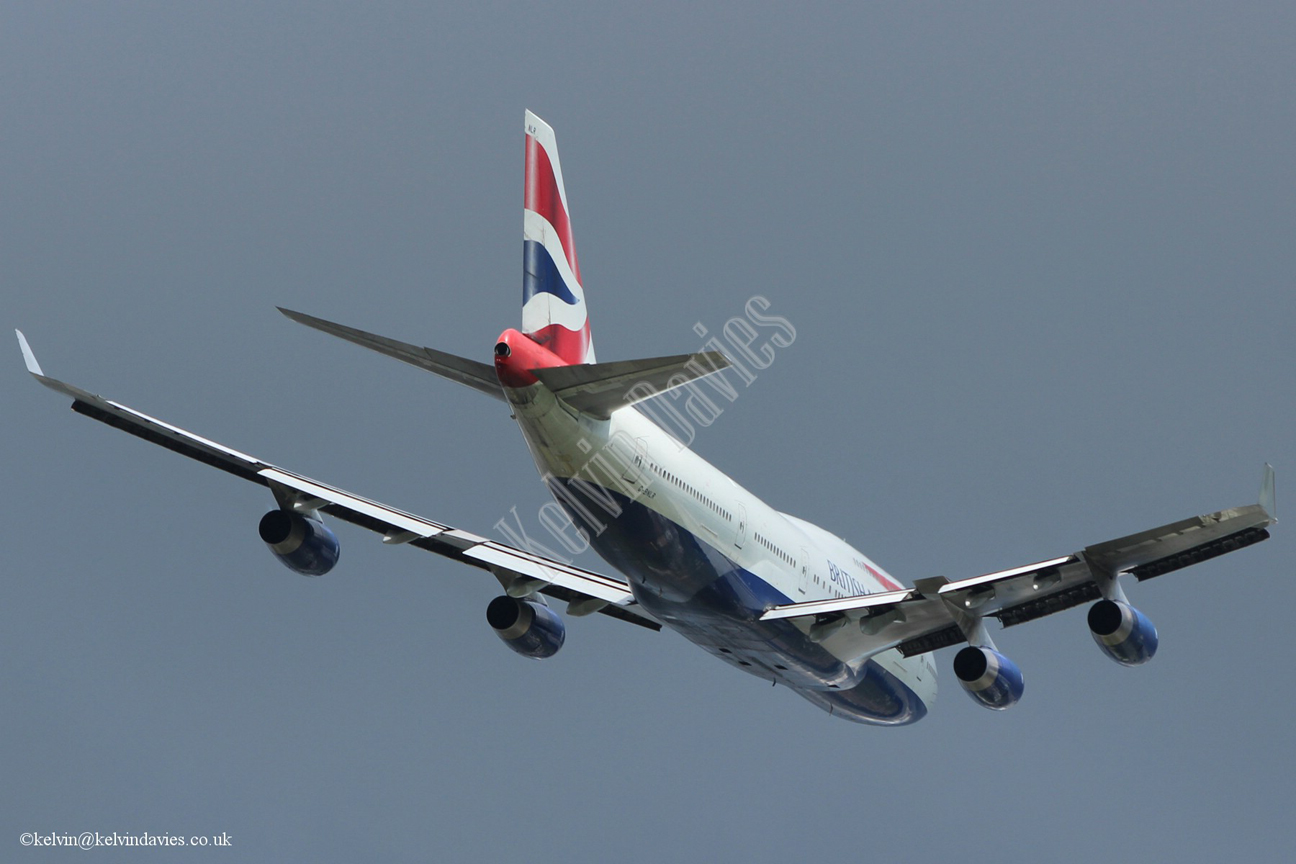 British Airways 747 G-BNLR