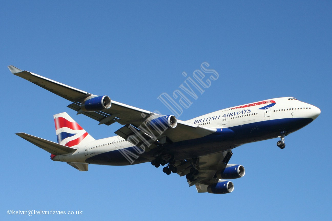 British Airways 747 G-BNLZ