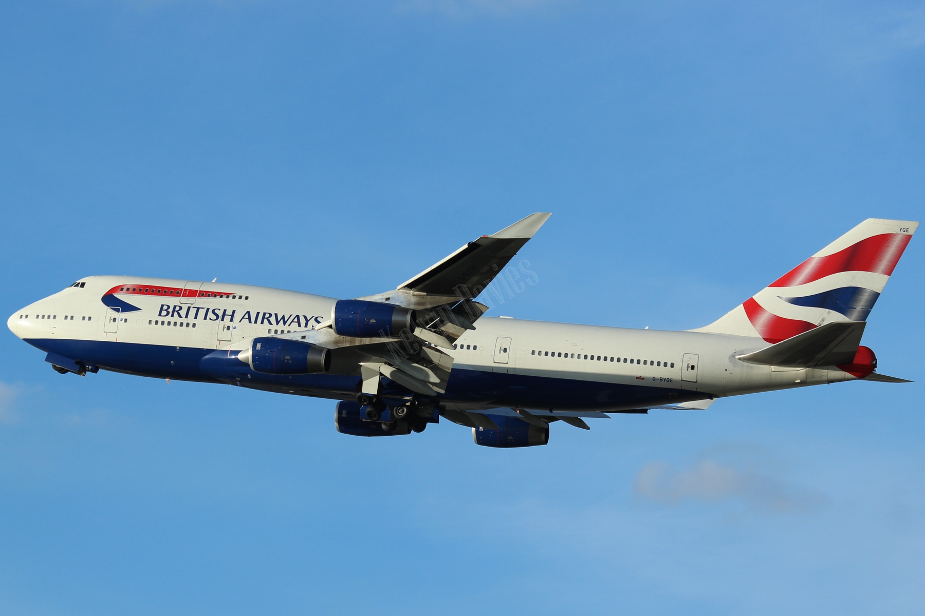 British Airways 747 G-BYGE