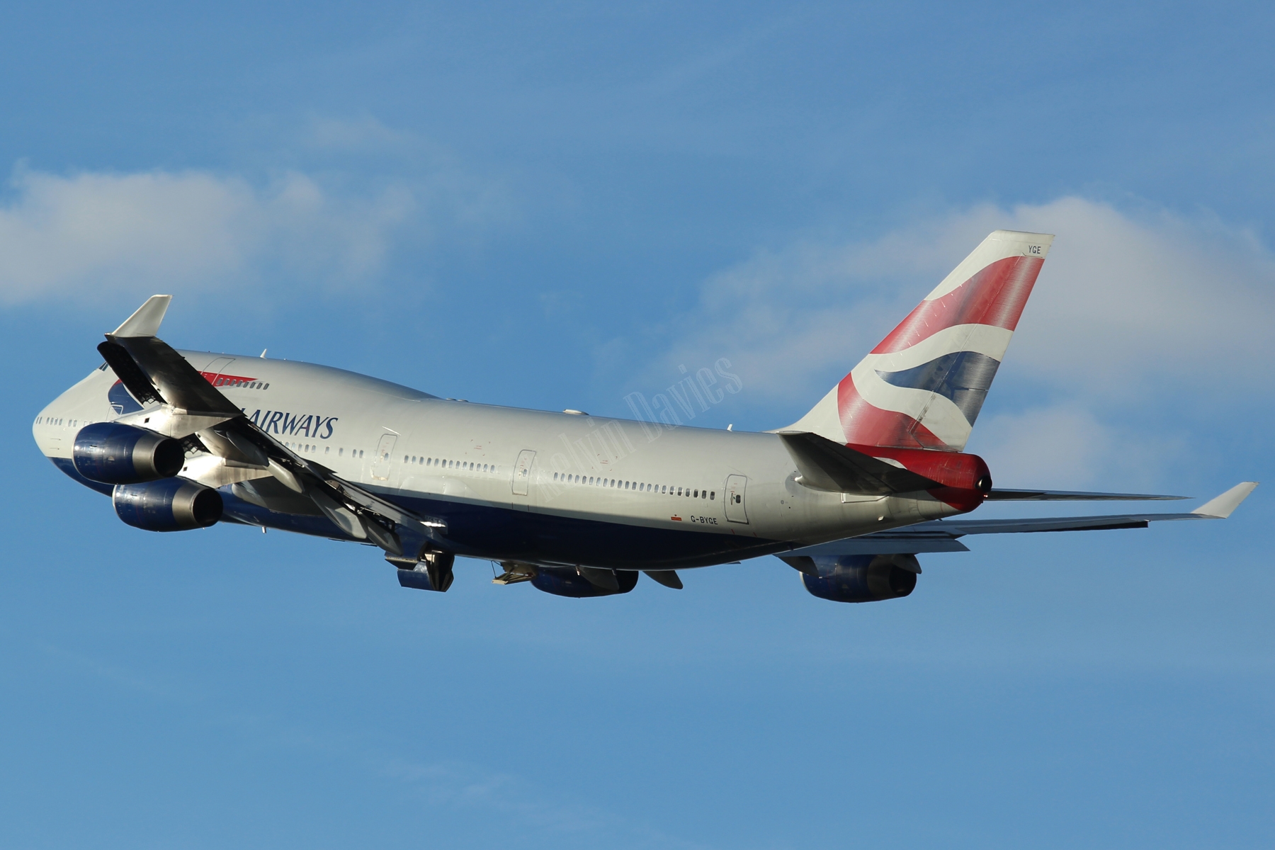 British Airways 747 G-BYGE