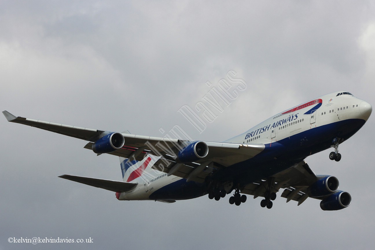 British Airways 747 G-BYGF