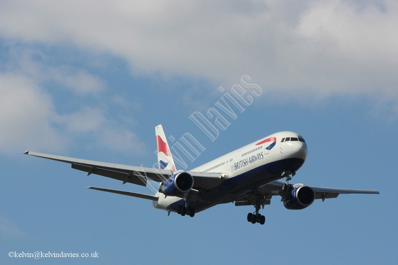 British Airways 767 G-BNWA