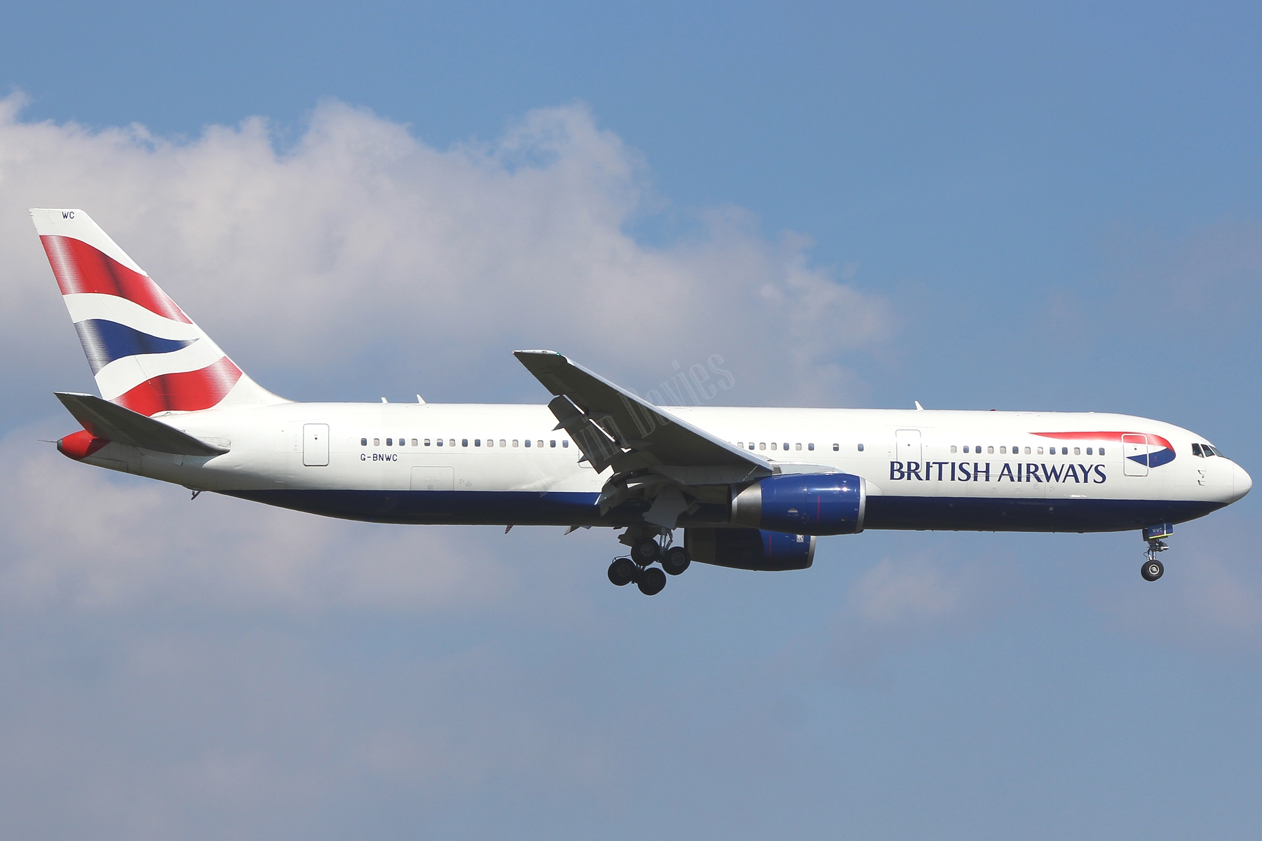 British Airways 767 G-BNWC