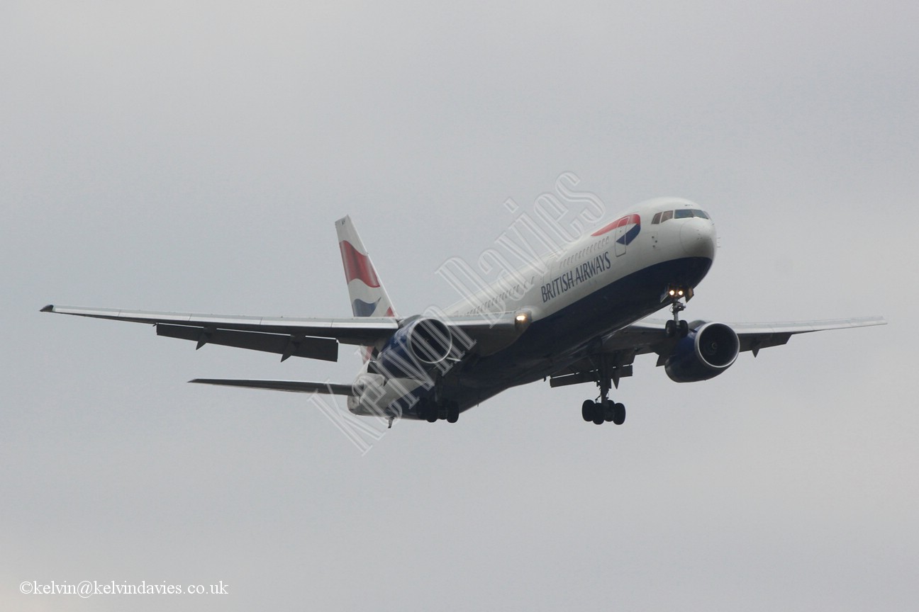 British Airways 767 G-BNWH