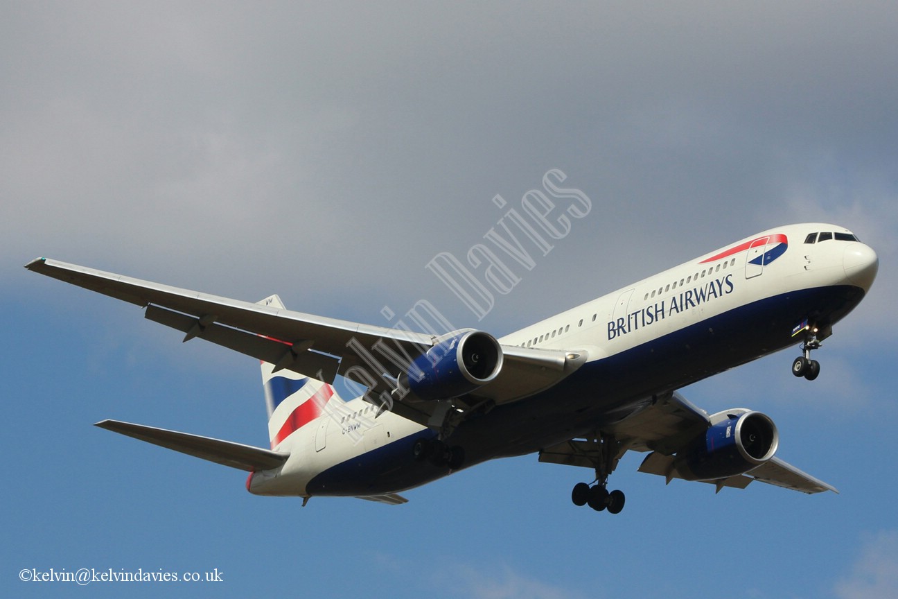 British Airways 767 G-BNWM