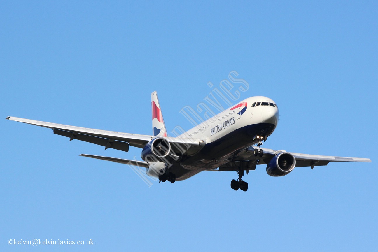 British Airways 767 G-BNWT