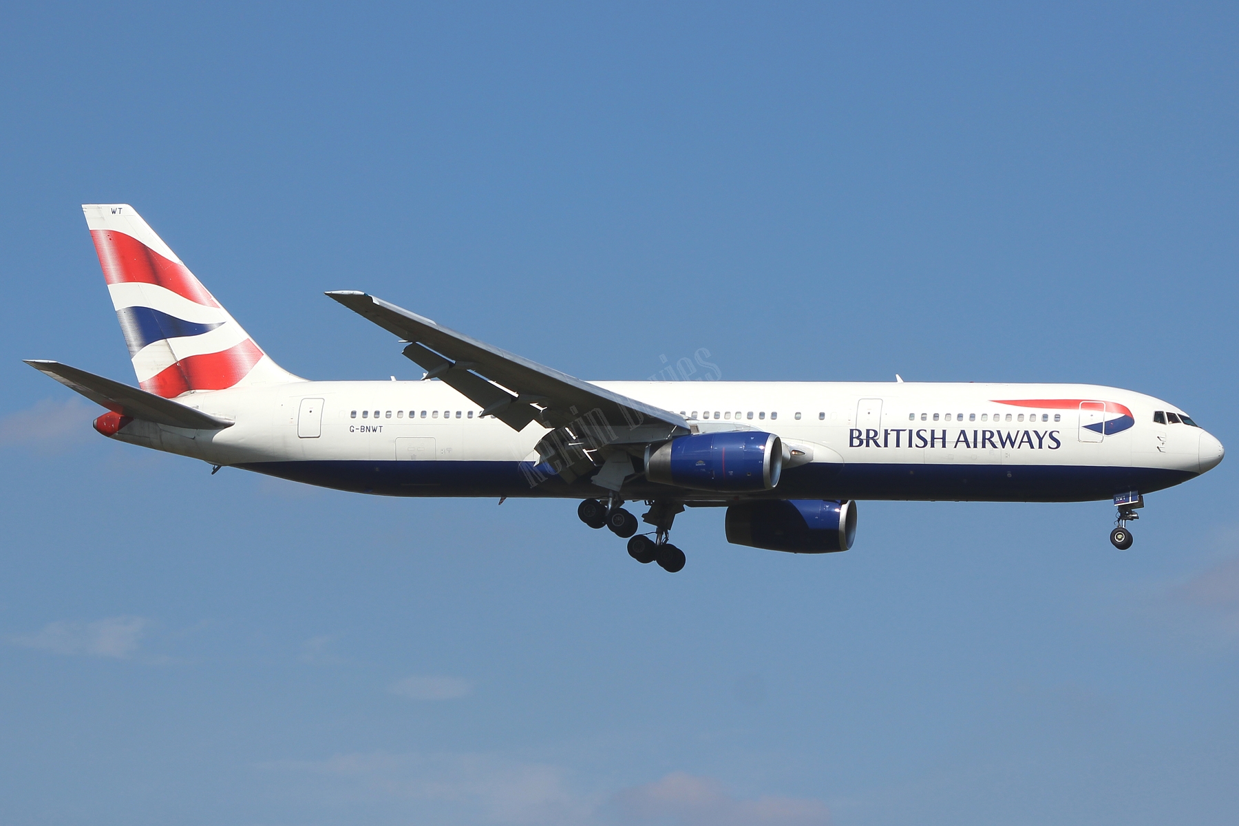 British Airways 767 G-BNWT