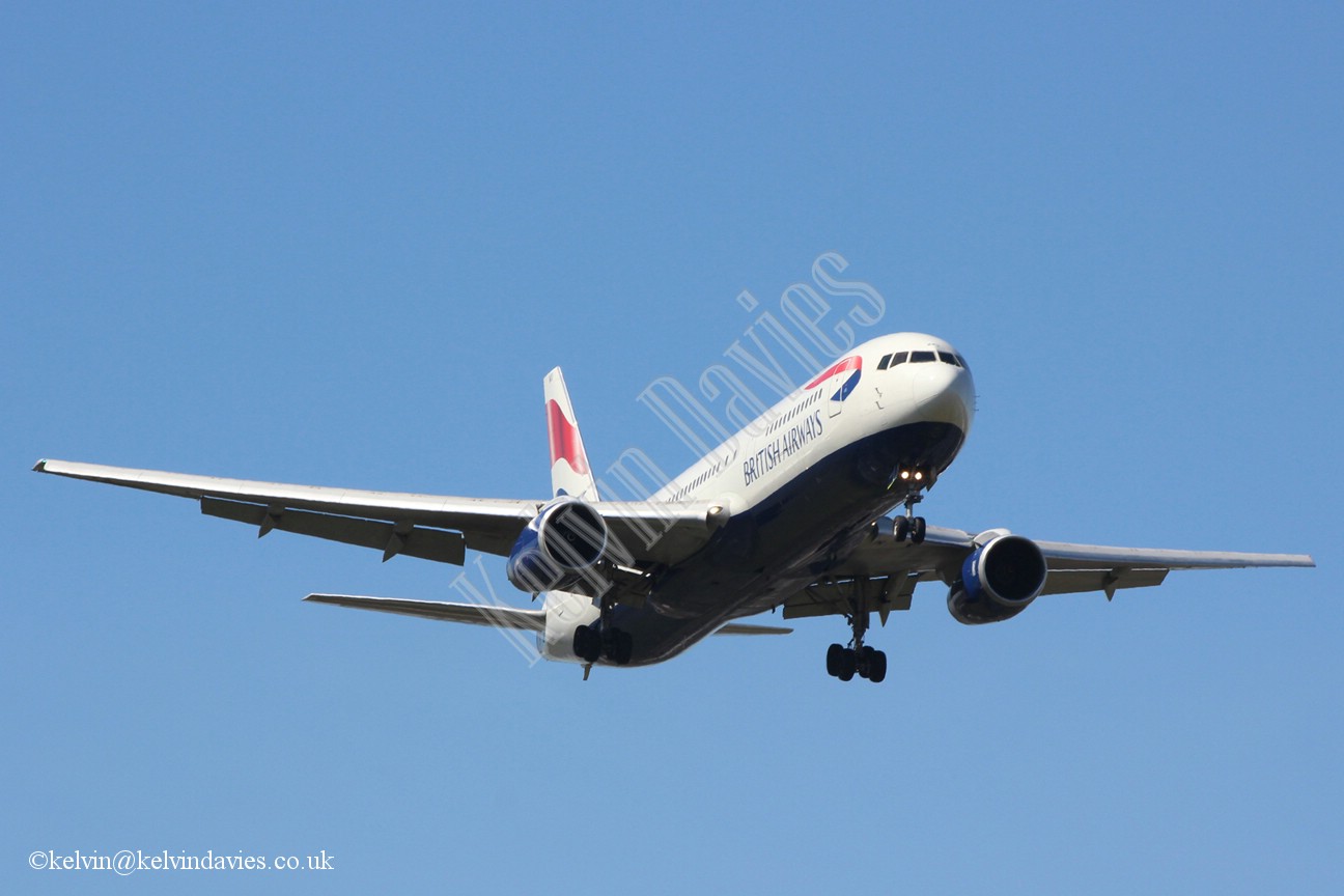 British Airways 767 G-BNWU