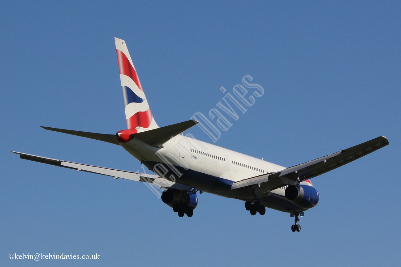 British Airways 767 G-BNWV