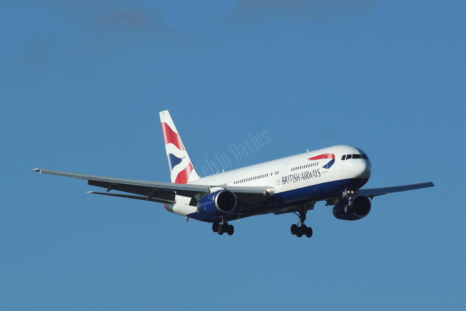 British Airways 767 G-BZHB